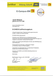 E-CHECK Auffrischungskurs